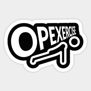 OPEXercise Sticker